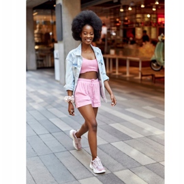 Damen Sportschuhe Memory Foam Big Star HH274258 Violett rosa 1