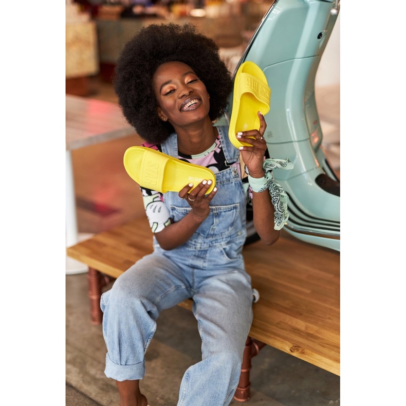 Damen Hausschuhe Big Star HH274A040 Gelb 2