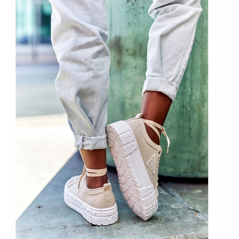 Damen Sneaker Beige Big City Life 2