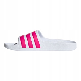 Adidas Adilette Aqua Jr EF1748 Hausschuhe weiß rosa 1