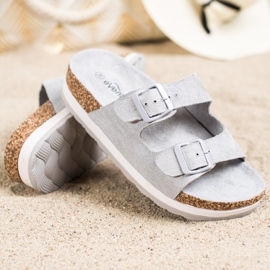 Evento Lässige Hausschuhe grau 1