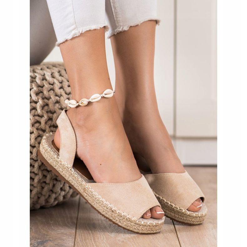 Ideal Shoes Slip-on-Espadrilles beige 2