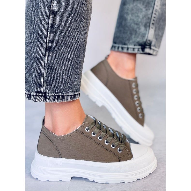 Grüne Damen Sneaker LA122 Grün 2