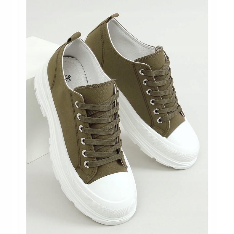 Grüne Damen Sneaker LA122 Grün 1