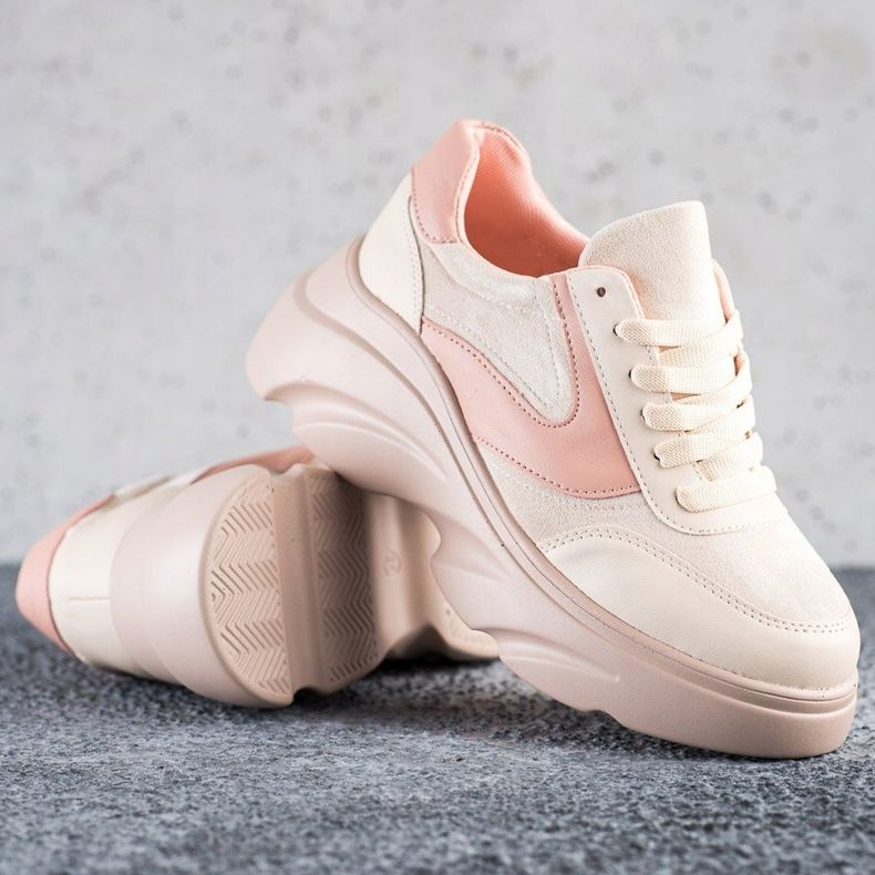 Seastar Powder Sneakers auf der Plattform rosa 1