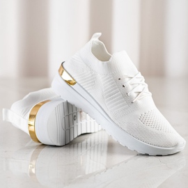 SHELOVET Bequeme Slip-On Sneakers weiß 1