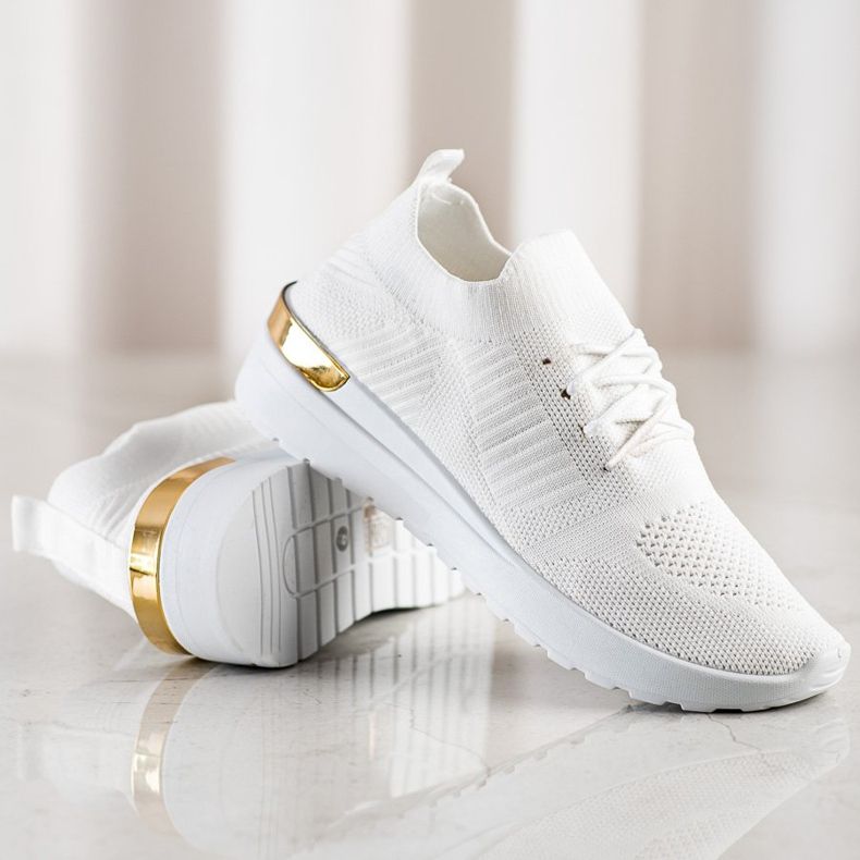 SHELOVET Bequeme Slip-On Sneakers weiß 1