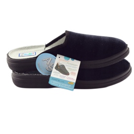 Befado Herrengesundheitsschuhe Hausschuhe 125M010 Hausschuhe navy blau 5