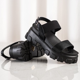 Seastar Schwarze Sandalen auf der Fashion-Plattform 1