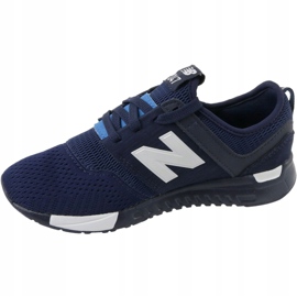 Schuhe New Balance Jr KL247C2G marineblau weiß navy blau 1