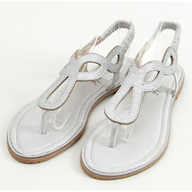 Silberne Flip-Flops 6170 Silber 1