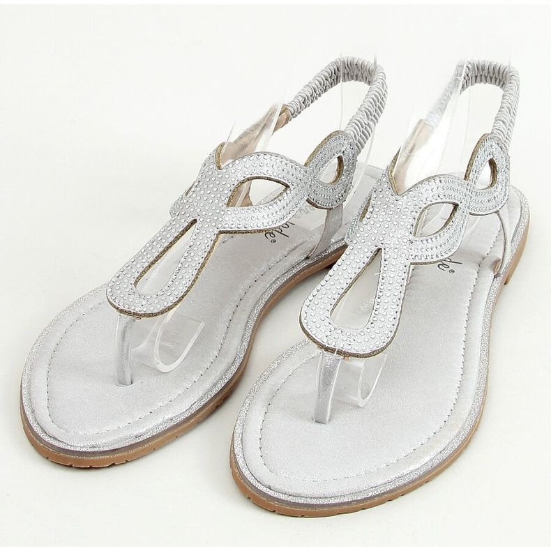 Silberne Flip-Flops 6170 Silber silber- 1