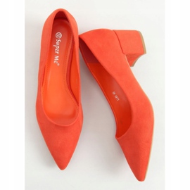 Pumps niedrige Absätze orange LL81 Orange 1