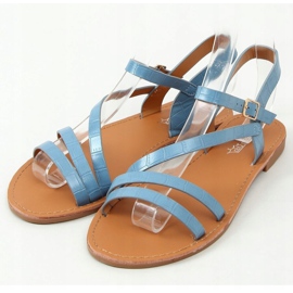 Blaue Damensandalen BH1651-SD Blau 1