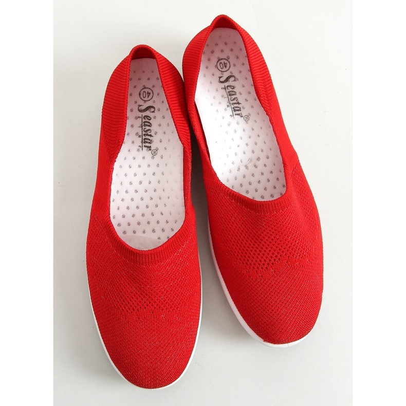 Rote Sockenballerinas IC05 Rot 1