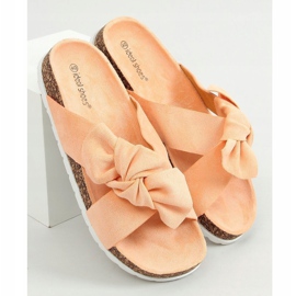 Apricot Kork Hausschuhe 7853 Orange 1