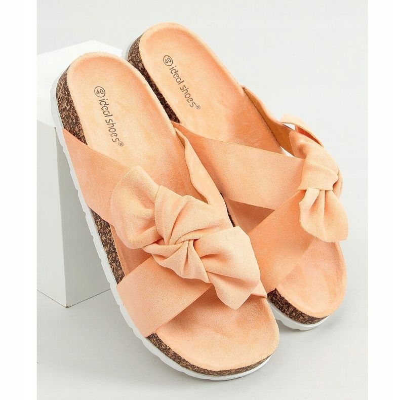 Apricot Kork Hausschuhe 7853 Orange 1