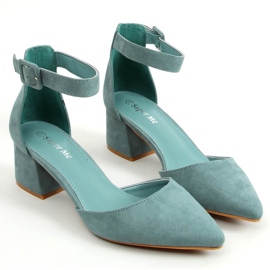 Pumps mit hohem Absatz LL76 Blau 1