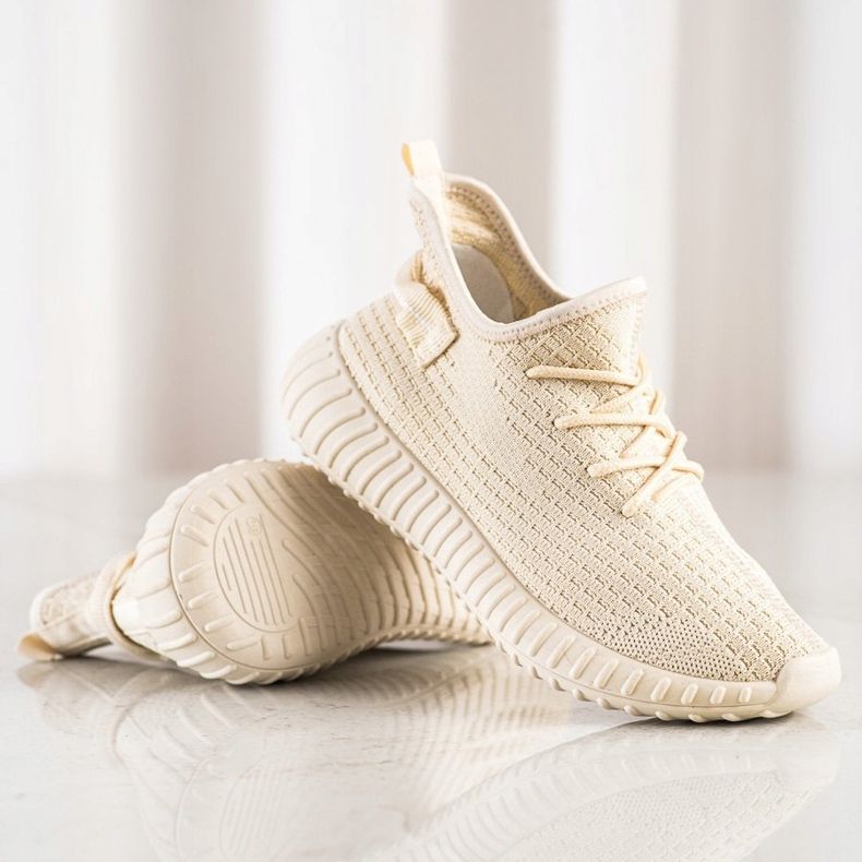 Marquiz Textil-Sneakers beige 1