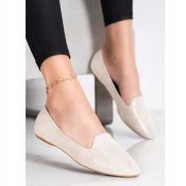 Super Mode Glitzerballerinas golden 1