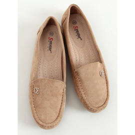Damen Slipper dunkelbeige GS14P Khaki 1