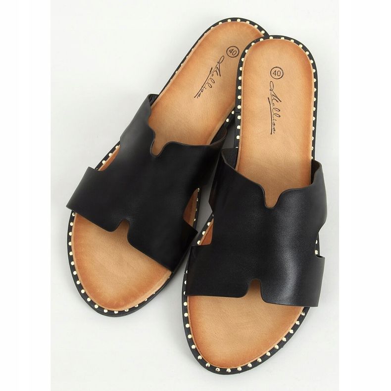 Schwarze Damenschuhe schwarz SL1525 Schwarz 1