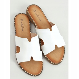 Weiße Damenhausschuhe SL1525 Weiß 1