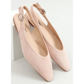 Ballerinas mit offenem Absatz rosa SD01P Rosa 1