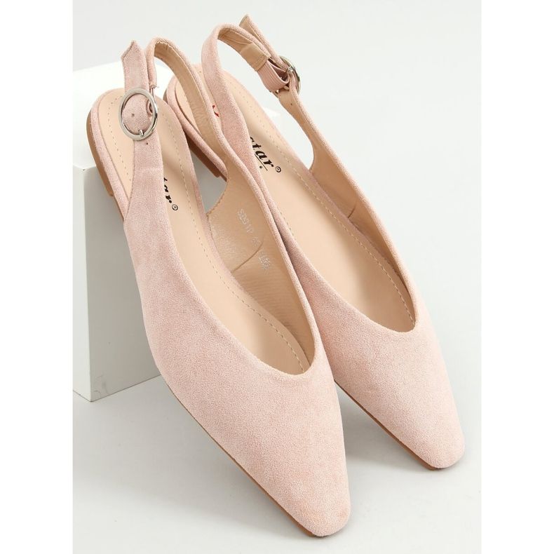 Ballerinas mit offenem Absatz rosa SD01P Rosa 1