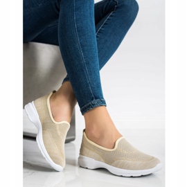 SHELOVET Durchbrochene Sportschuhe beige 1