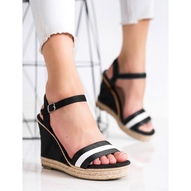 Kayla Hochhackige Sandalen schwarz 1