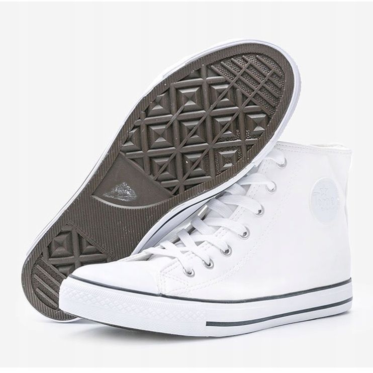 Savannah weiße Knöchel-Sneaker für Damen 1