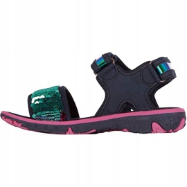 Sandalen für Kinder Kappa Seaqueen K Footwear Kids navy blue-pink 260767K 6722 marineblau rosa 2