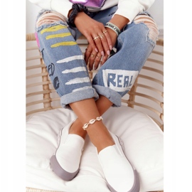 Damen Sneaker Slip-on Big Star HH274007 Weiß 5