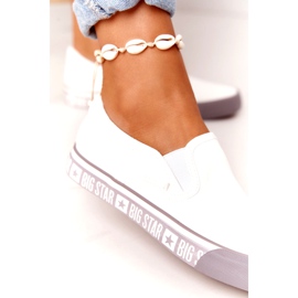 Damen Sneaker Slip-on Big Star HH274007 Weiß 4