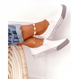 Damen Sneaker Slip-on Big Star HH274007 Weiß 1