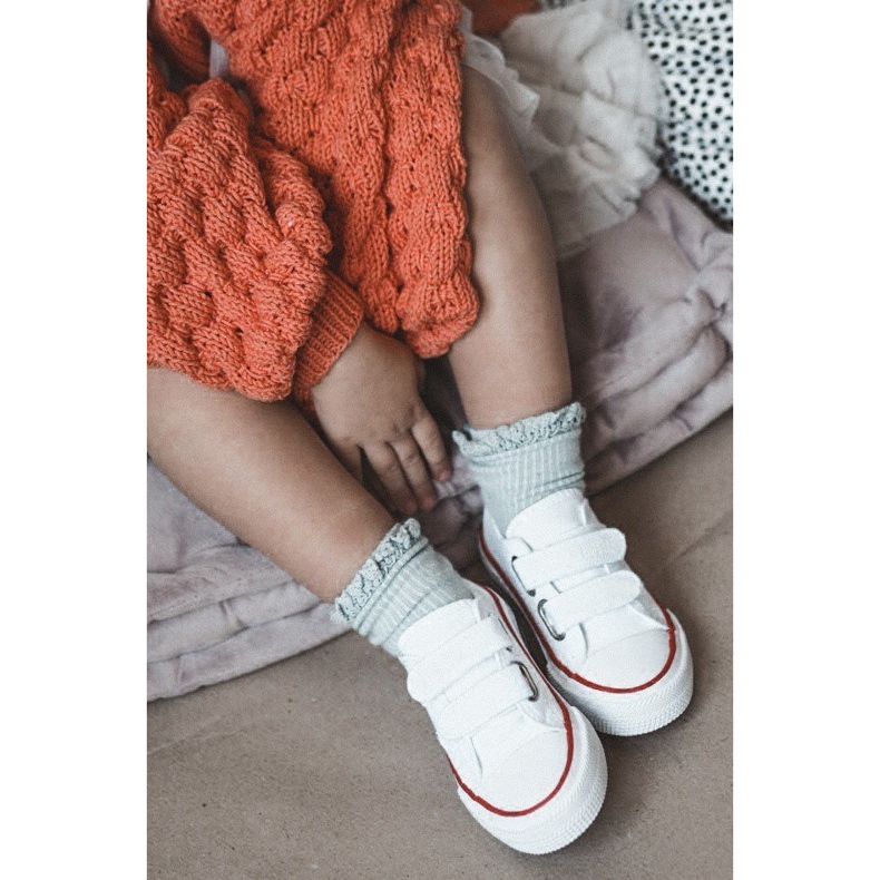 Kinder-Sneaker mit Klettverschluss Big Star HH374095 Weiß 9