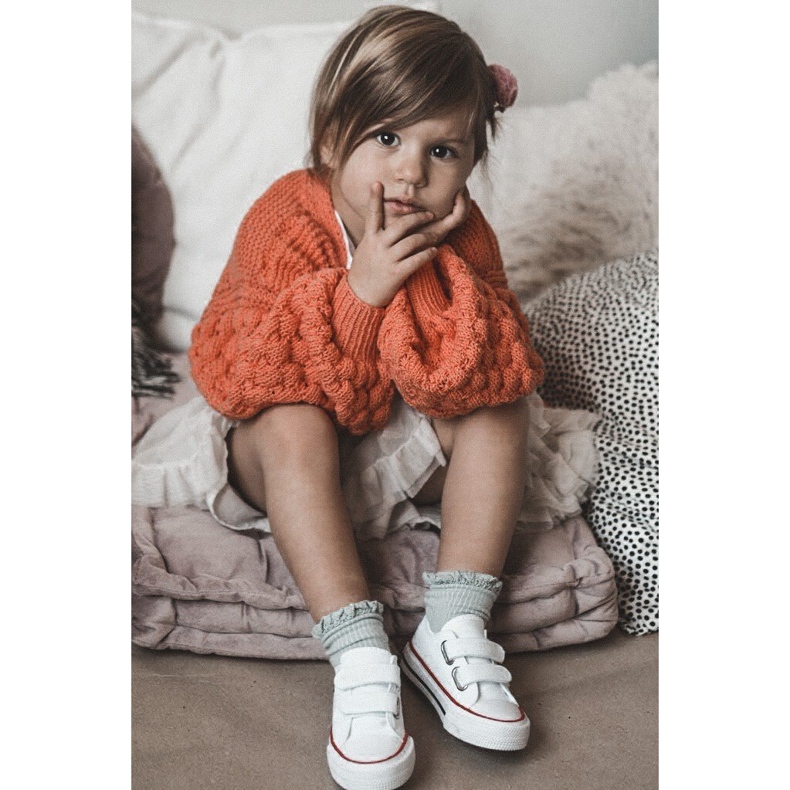 Kinder-Sneaker mit Klettverschluss Big Star HH374095 Weiß 3