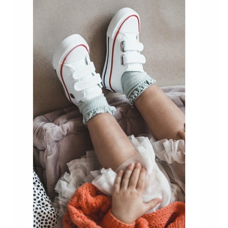 Kinder-Sneaker mit Klettverschluss Big Star HH374095 Weiß 1