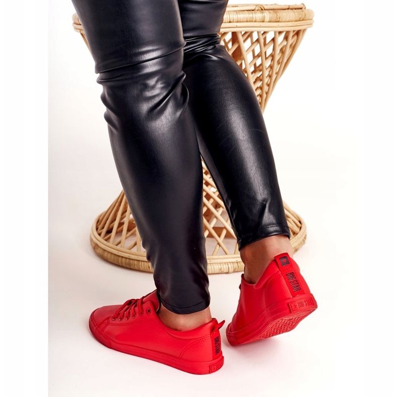 Damen Sneaker Big Star Rot DD274686 4