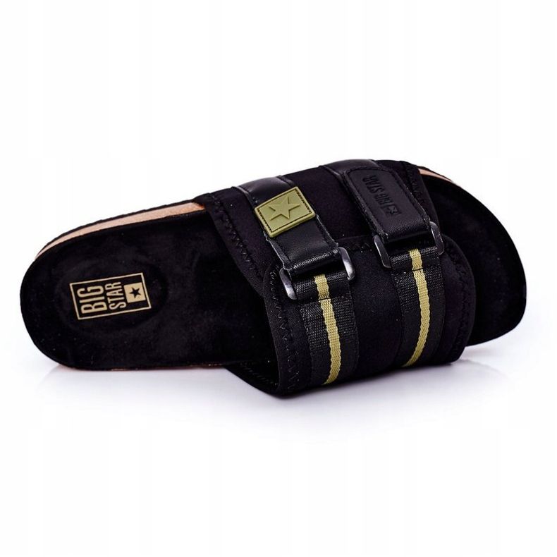 Herren profilierte Hausschuhe Big Star HH174058 Schwarz 1