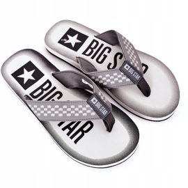 Herren Hausschuhe Flip-Flops Big Star HH174813 Grau 1