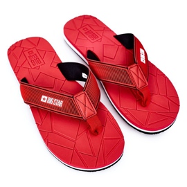 Herren Flip-Flops Big Star HH174819 Rot 1