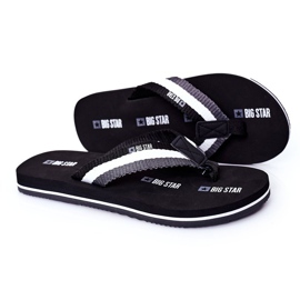 Schwarze Flip-Flops für Herren Big Star HH174828 1