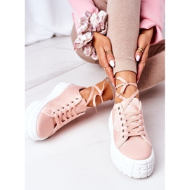 Sneakers für Damen auf der pinken Big City Life-Plattform rosa 1