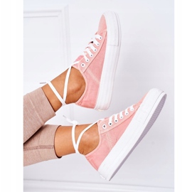 Damen Sneaker Lee Cooper LCW-21-31-0125L Coral rosa 1