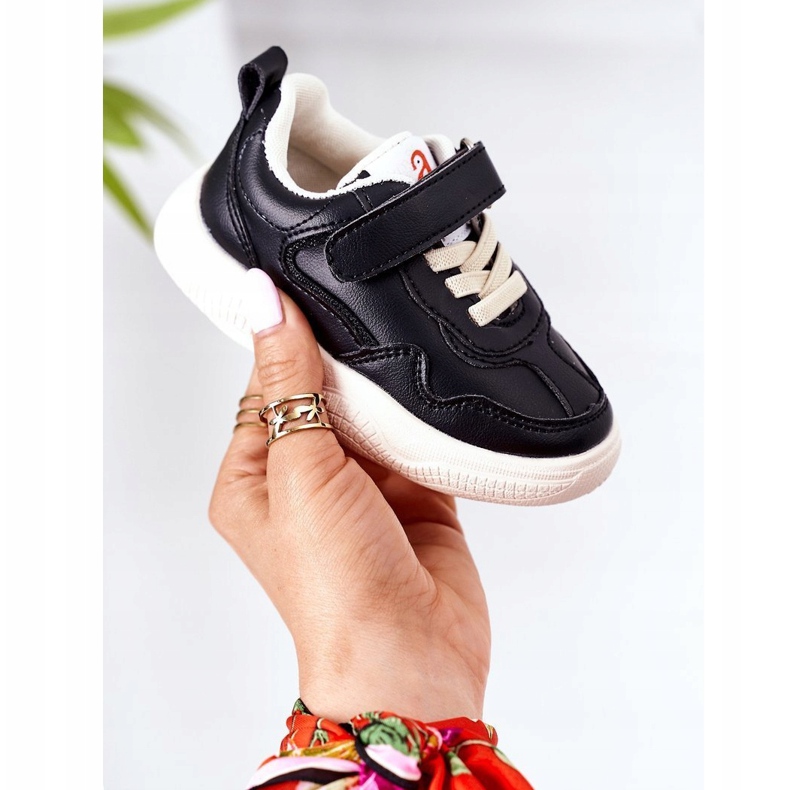 Apawwa Kinder Sportschuhe Sneakers Schwarz Runner 2