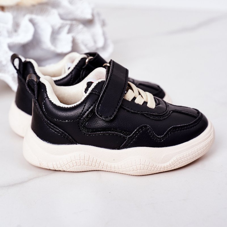 Apawwa Kinder Sportschuhe Sneakers Schwarz Runner 1