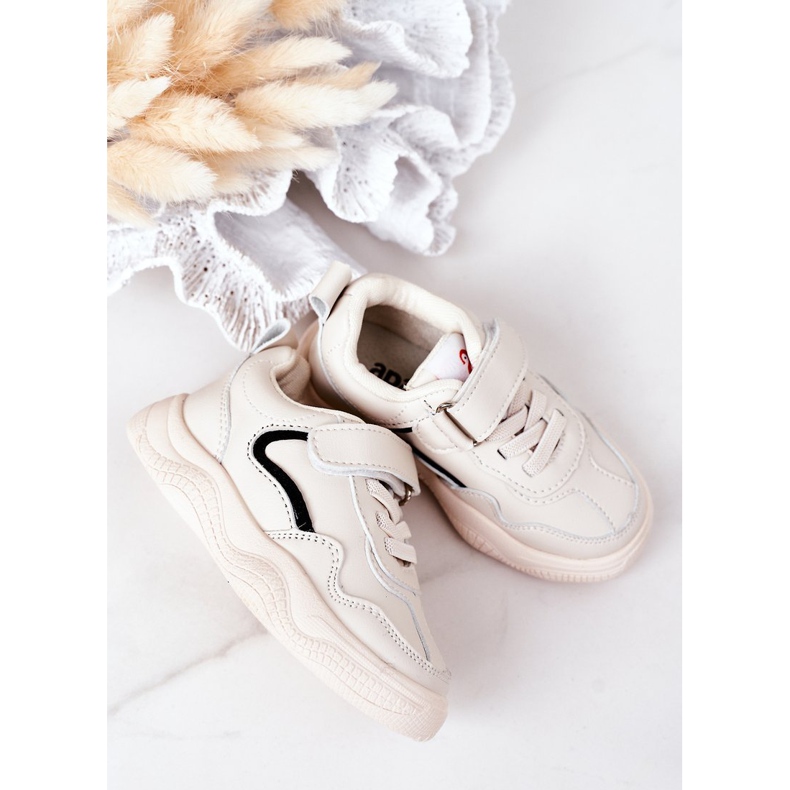 Apawwa Kinder Sportschuhe Sneakers Beige Runner 2
