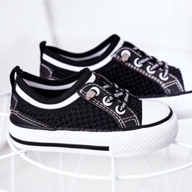 Apawwa Kinder Airy Black Kids Club Sneakers schwarz 2